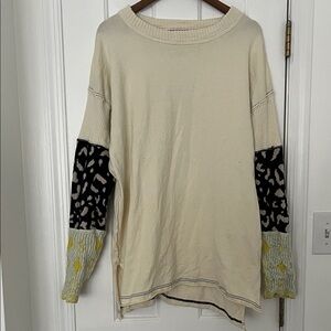 NWOT We The Free Cream Knit Sweater